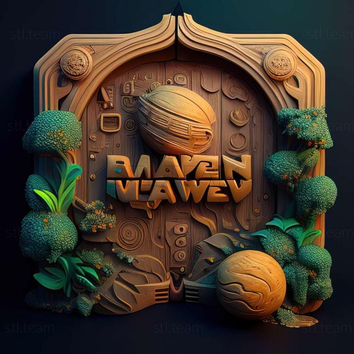 3D model Space Haven game (STL)
